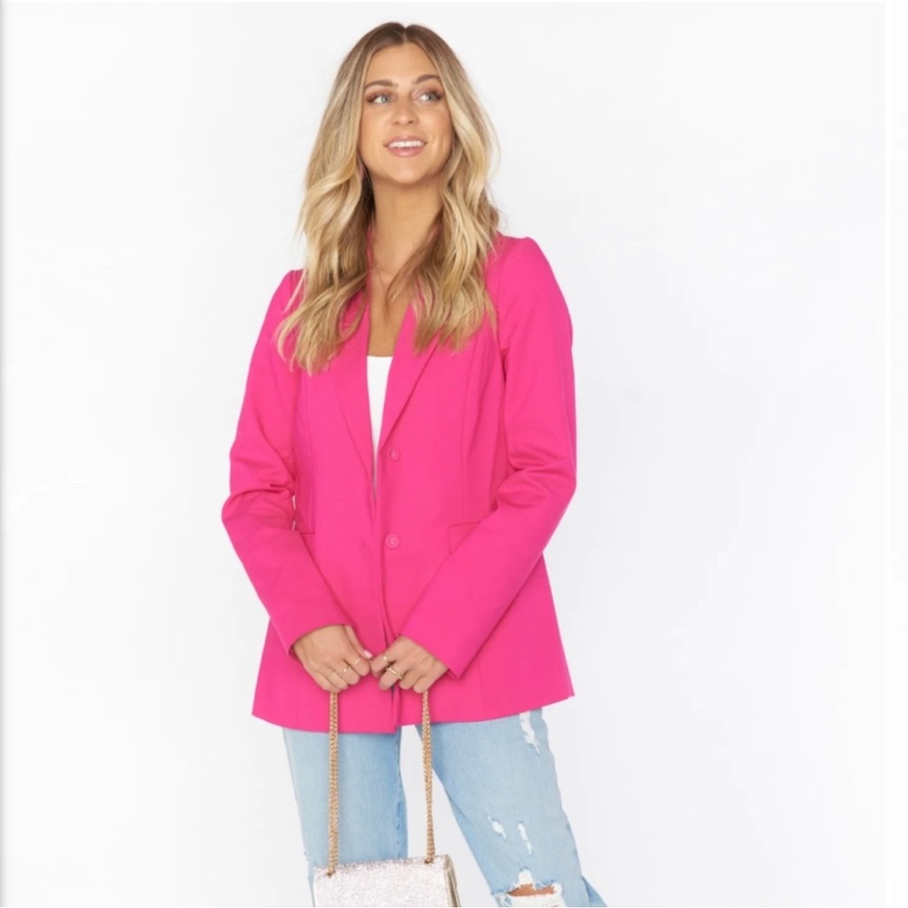 Show Me Your MuMu Pink Blazer